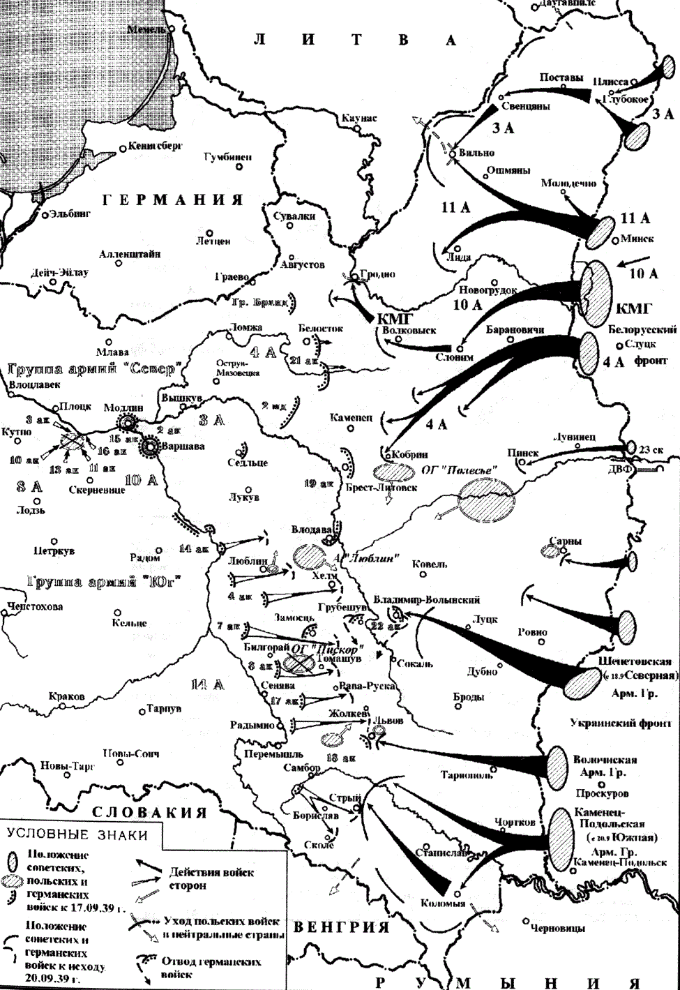 план захвата польши