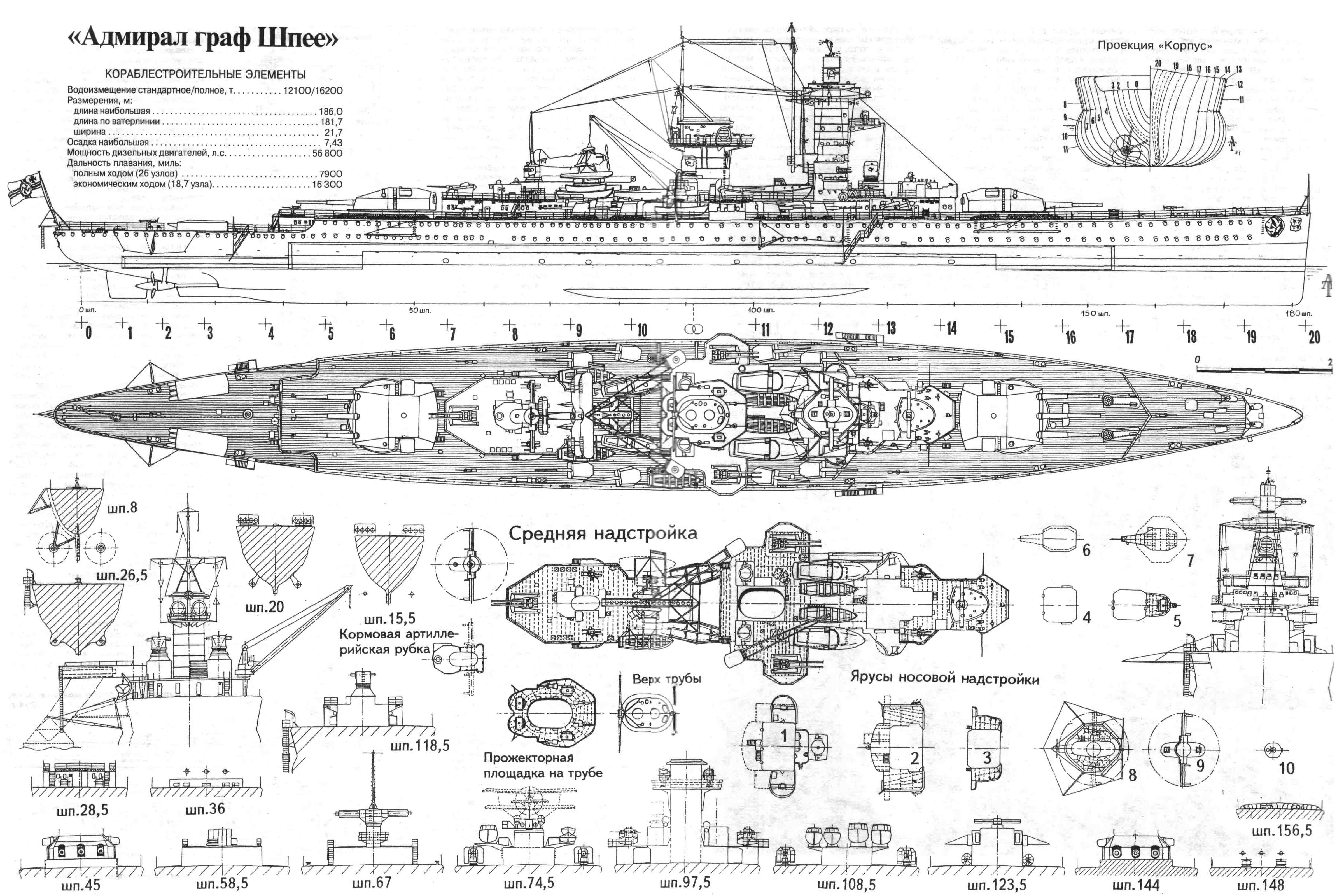 Тяжелый чертеж. Адмирал Граф Шпее корабль чертежи. Граф Шпее корабль чертежи. Admiral Graf Spee чертеж. Чертежи крейсера Адмирал Граф Шпее.