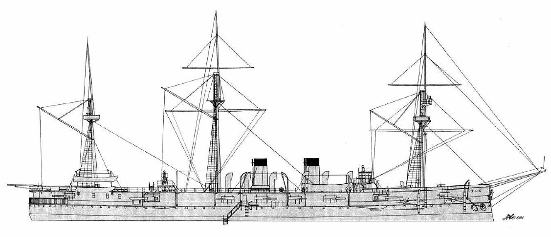 Броненосный фрегат минин чертеж