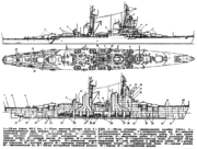 Чертеж крейсера «Александр Невский»