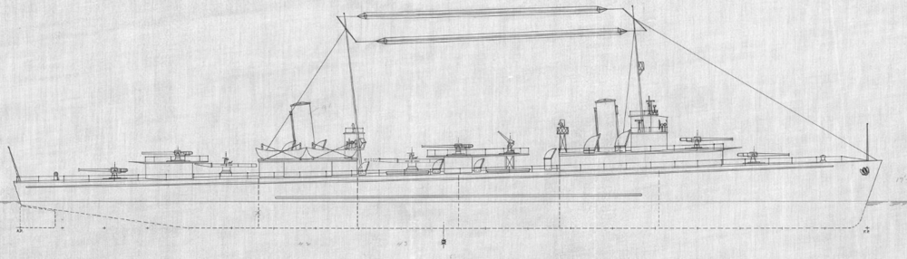 Эсминец 30 бис чертежи